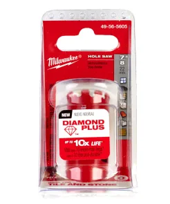 Коронка алмазна Diamond Plus MILWAUKEE, діаметр 22мм (з різьбою) №4