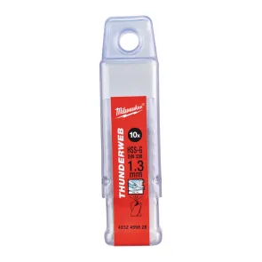 Свердло по металу THUNDERWEB HSS-G MILWAUKEE DIN338, O1,3х38мм (10шт), пластикова коробка №1
