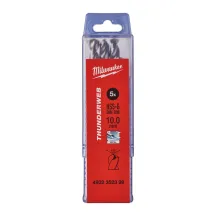 Сверло по металлу THUNDERWEB HSS-G MILWAUKEE DIN338, диаметр 10,0 x 133 мм, (5шт), пластиковая коробка