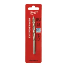 Сверло по металлу THUNDERWEB HSS-G MILWAUKEE DIN338, диаметр 7,0x109 мм