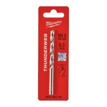 Сверло по металлу THUNDERWEB HSS-G MILWAUKEE DIN338, диаметр 6.5x101 мм