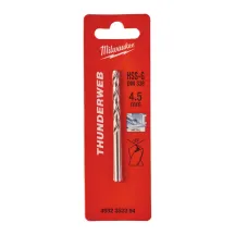 Свердло по металу THUNDERWEB HSS-G MILWAUKEE DIN338, діаметр 4.5x80 мм