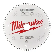 Диск пильный PFTE MILWAUKEE, диаметр 216х30х2, 4мм, 80 зуб.