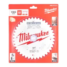 Диск пильный PFTE MILWAUKEE, диаметр 190х30х2, 4мм, 40 зуб.