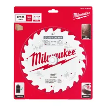 Диск пильный PFTE MILWAUKEE, диаметр 210х30х1,9 мм, 24 зуб.