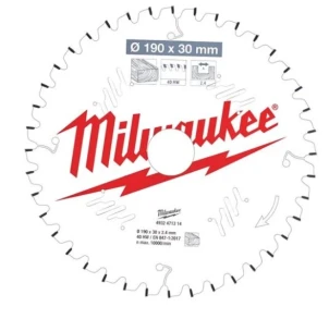 Диск пиляльний PFTE MILWAUKEE, діаметр 190х30х2,4мм, 40 зуб. №2