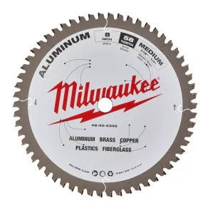 Диск пиляльний Alu PFTE MILWAUKEE, діаметр 203х5/8"х2,4мм, 58 зуб. №2