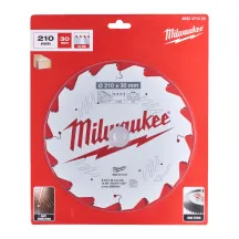 Диск пильный PFTE THIN KERF MILWAUKEE, O210/30мм, 16 зуб.