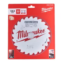 Диск пильный PFTE THIN KERF MILWAUKEE, O184х30х1, 6мм, 24 зуб.