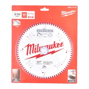 Диск пильный PFTE MILWAUKEE, диаметр 216х30х2, 4мм, 80 зуб. №4