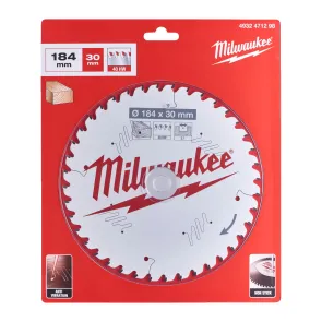 Диск пиляльний PFTE THIN KERF MILWAUKEE, O184х30х2,1мм, 48 зуб. №3