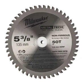 Диск пильный по металлу MILWAUKEE, диаметр 135х20мм, 50 зуб. №4