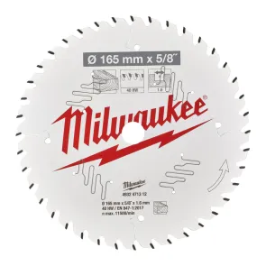 Диск пиляльний PFTE MILWAUKEE, O165х15,87х1,6мм, 40 зуб. №4