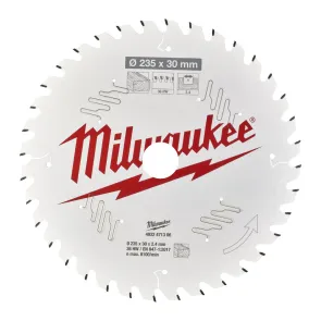 Диск пиляльний PFTE MILWAUKEE, O235х30х2,4мм, 36 зуб. №6