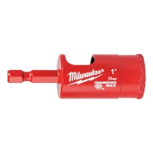 Коронка алмазная Diamond Plus MILWAUKEE, O25,0мм (1/4 Hex)