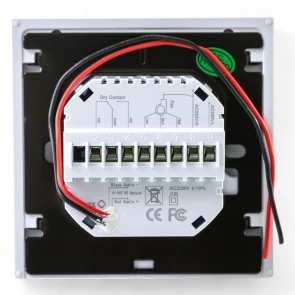 114541 Термостат для фанкойлу з WiFi управлінням Tervix WiFi Fancoil Thermostat (на 2 труби) 0-10В №4