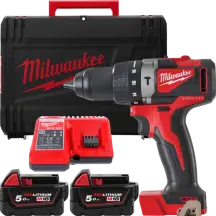 Дриль-шурупокрут з ударом акумуляторний MILWAUKEE, M18 BLPD2-502X