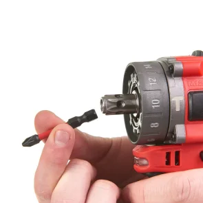 Дриль-шурупокрут з ударом акумуляторний MILWAUKEE, M12 FPDX-202X, 37Нм, (+ заряд.пристрій, 2 акум., HD кейс) №8