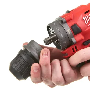 Дриль-шурупокрут з ударом акумуляторний MILWAUKEE, M12 FPDX-202X, 37Нм, (+ заряд.пристрій, 2 акум., HD кейс) №10