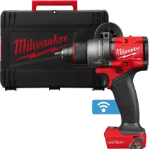 Дриль-шурупокрут акумуляторний з ударом MILWAUKEE, M18 ONEPD3-0X, 158Нм (+ кліпса для ременя, бічна ручка , HD кейс)