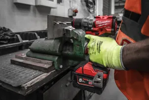 Дриль-шурупокрут з ударом акумуляторний MILWAUKEE, M18 FPD3MC-502X, 158Нм, (+ заряд.пристрій, 2 акум., HD кейс)+M18 ALIS-0+жилет №8