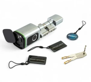 456862 Розумний замок Bluetooth на сердечник для дверей Tervix Pro Line Smart door Lock BT №2
