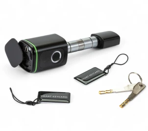 456862 Розумний замок Bluetooth на сердечник для дверей Tervix Pro Line Smart door Lock BT №3