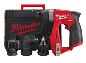 Дриль-шурупокрут акумуляторний MILWAUKEE, M12 FDDXKIT-0X, 34Нм (4 насадки FIXTEC, HD кейс) №9