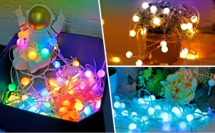 632010 Умная WiFи мультицветная новогодняя гирлянда 10 м Tervix Pro Line Fairy Lights WiFi №4