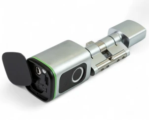 456862 Розумний замок Bluetooth на сердечник для дверей Tervix Pro Line Smart door Lock BT №12