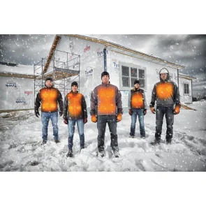 Куртка (толстовка) з електропідігрівом акумуляторна MILWAUKEE, M12 HH GREY3-0 (XL), сіра №9