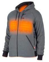 Толстовка з підігрівом MILWAUKEE, M12 HHGREY4-0 (L), сіра (розмір L)