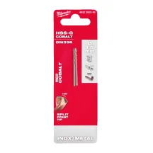 Сверло по металлу HSS-Co MILWAUKEE DIN338, диаметр 1,5х40х18мм, (2шт)