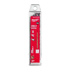 Сверло по металлу HSS-Co MILWAUKEE, DIN338, диаметр 6.5х101х63мм, (10шт) №1