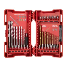 Набір SHOCKWAVE - біти, свердла по металу RedHEX TiN MM 5.5, свердла по мультиматеріалам - 39 ед. пластиковий кейс
