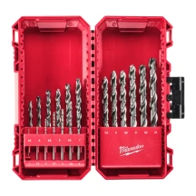 Набор сверл по металлу PACKOUT THUNDERWEB HSS-G MILWAUKEE, (19шт), пластиковый кейс