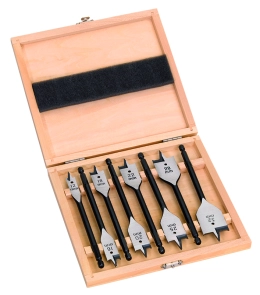 Набір свердл пір'яних MILWAUKEE (8шт), кейс №8