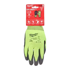 Рукавиці Hi-Vis сигнальні MILWAUKEE, з опором порізам 4/D рівня, розмір 11/XXL №5