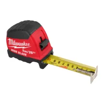 Рулетка WIDE BLADE MILWAUKEE (Gen2), (холст 35мм), 8м/26фт