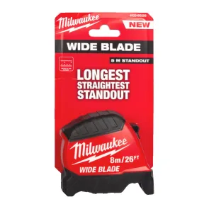 Рулетка WIDE BLADE MILWAUKEE (Gen2), (полотно 35мм), 8м/26фт №3