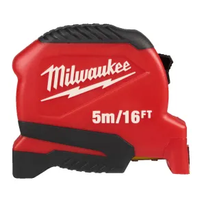 Рулетка Pro Compact MILWAUKEE (Gen 2), 5м/16фт, (25мм) №1