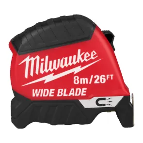 Рулетка магнитная WIDE BLADE MAGNETIC MILWAUKEE (Gen2), (холст 35мм), 8м/26фт №1