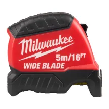 Рулетка WIDE BLADE MILWAUKEE (Gen2), (холст 35мм), 5м/16фт