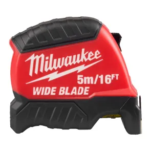 Рулетка WIDE BLADE MILWAUKEE (Gen2), (холст 35мм), 5м/16фт №1