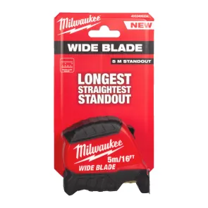 Рулетка WIDE BLADE MILWAUKEE (Gen2), (холст 35мм), 5м/16фт №3