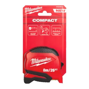 Рулетка Pro Compact MILWAUKEE (Gen 2), 8м/26фт, (25мм) №3