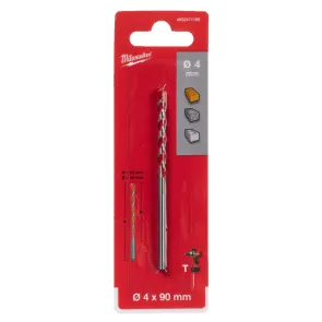 Сверло по бетону MILWAUKEE PREMIUM диаметр 4 x 90 №2