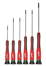 Набор отверток Torx MILWAUKEE для точных работ, (6шт) кейс на молнии