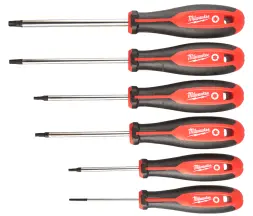 Набір викруток магнітних MILWAUKEE з тригранною рукояткою TORX (6шт)
