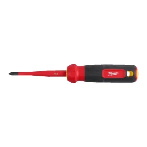 Набор прецезионных отверток VDE MILWAUKEE 10-в-1 (ручка VDE + 10 бит VDE, текстильный чехол) №4
